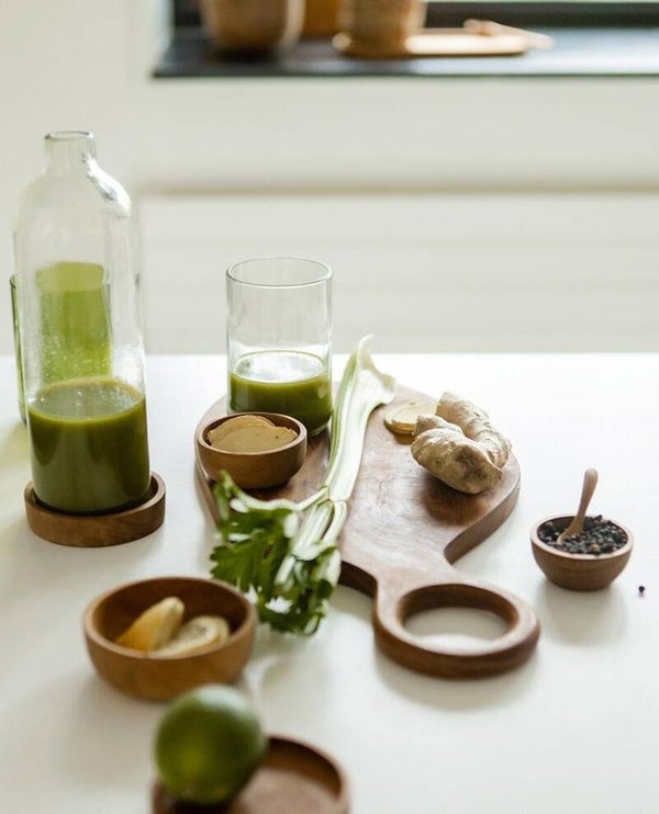 Fles/vaas van gerecycleerd glas