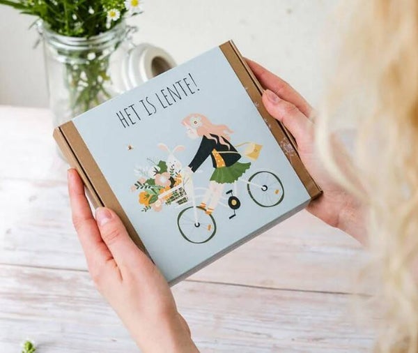 Giftbox met 9 zaadbommetjes HET IS LENTE