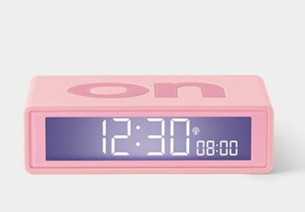Wekker FLIP + -  ENKEL ROZE