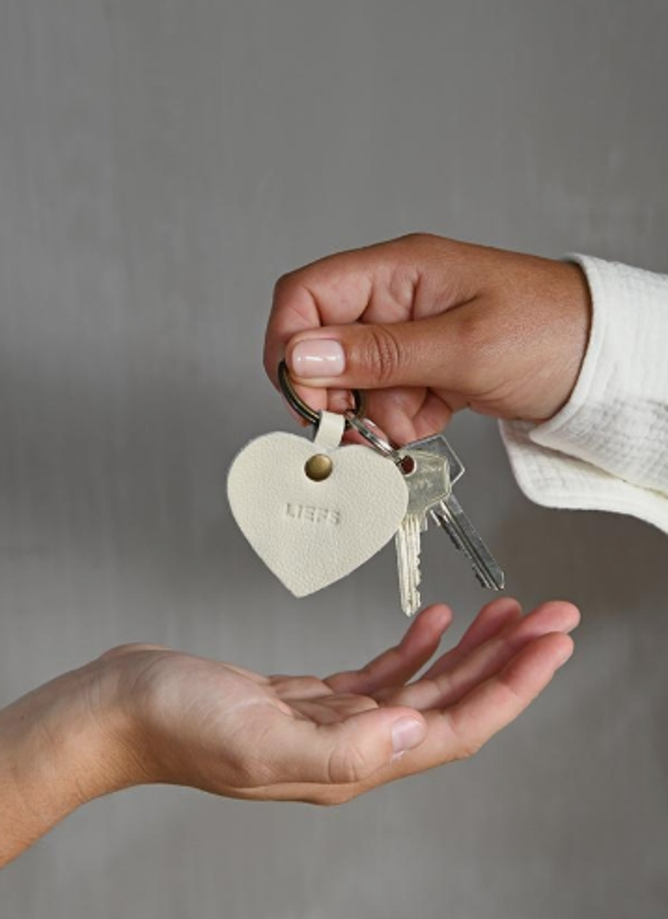 Sleutelhanger HELEN in hartvorm - verschillende quotes