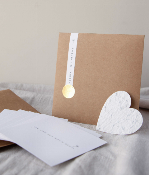 Vergeet mij nietjes - set van 6 kaartjes