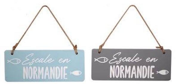 Pancarte  " Escale en Normandie "
