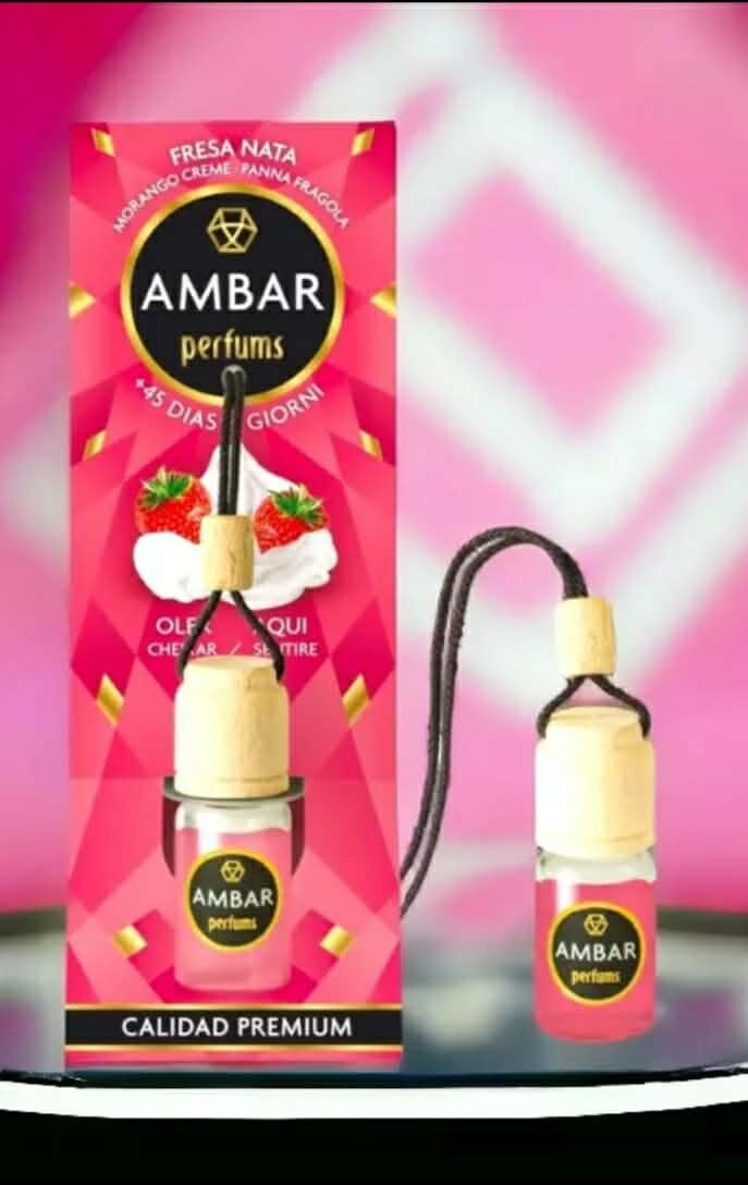 Parfum d'ambiance voiture - Crème à la fraise