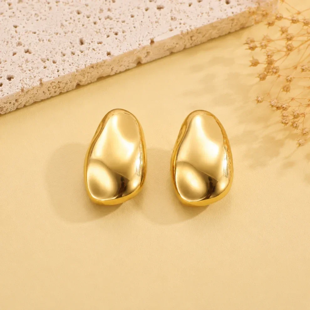 Boucles d'oreilles à CLIPS en acier inoxydable