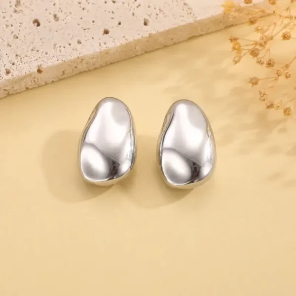 Boucles d'oreilles à CLIPS en acier inoxydable