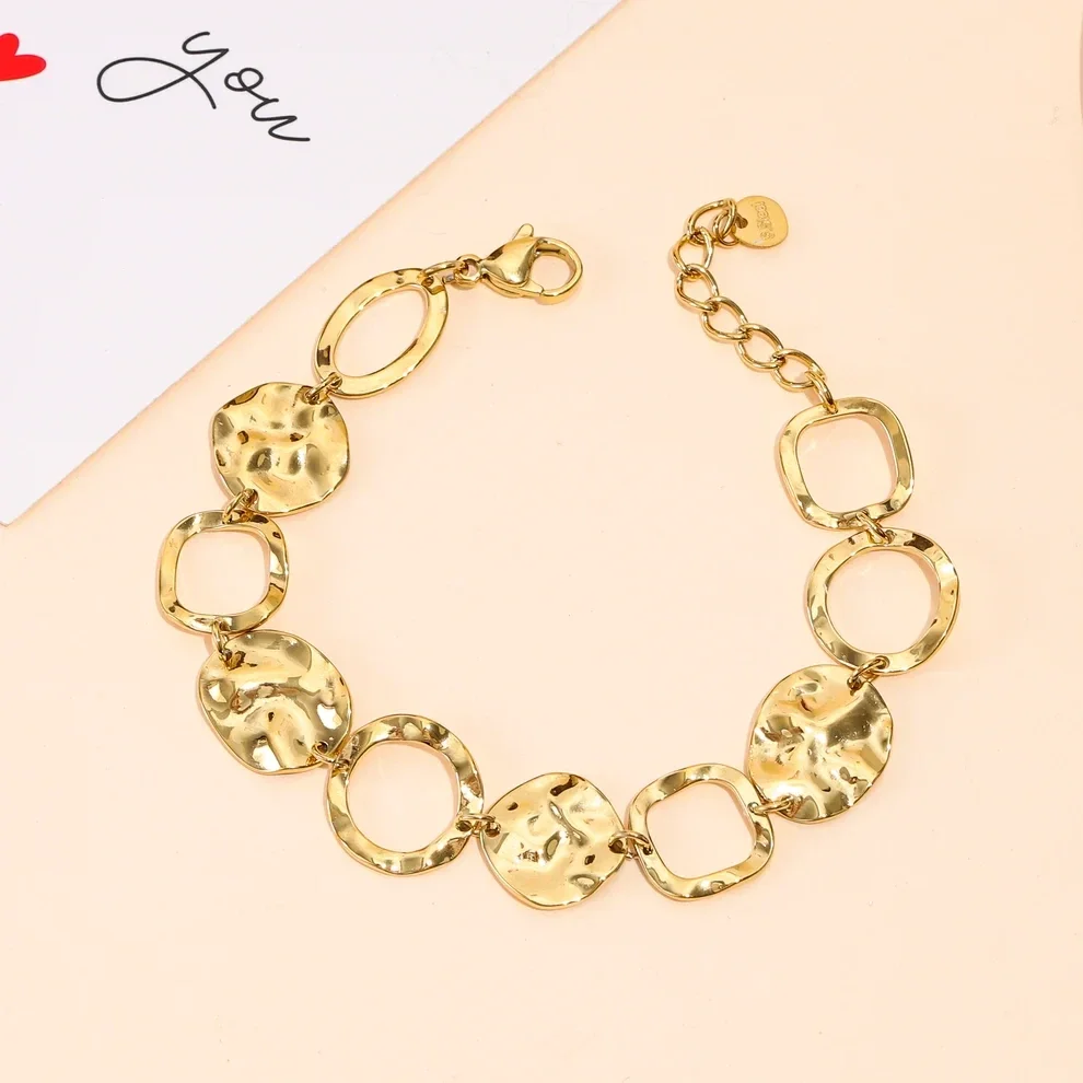 Bracelet en acier inoxydable jaune - BR8