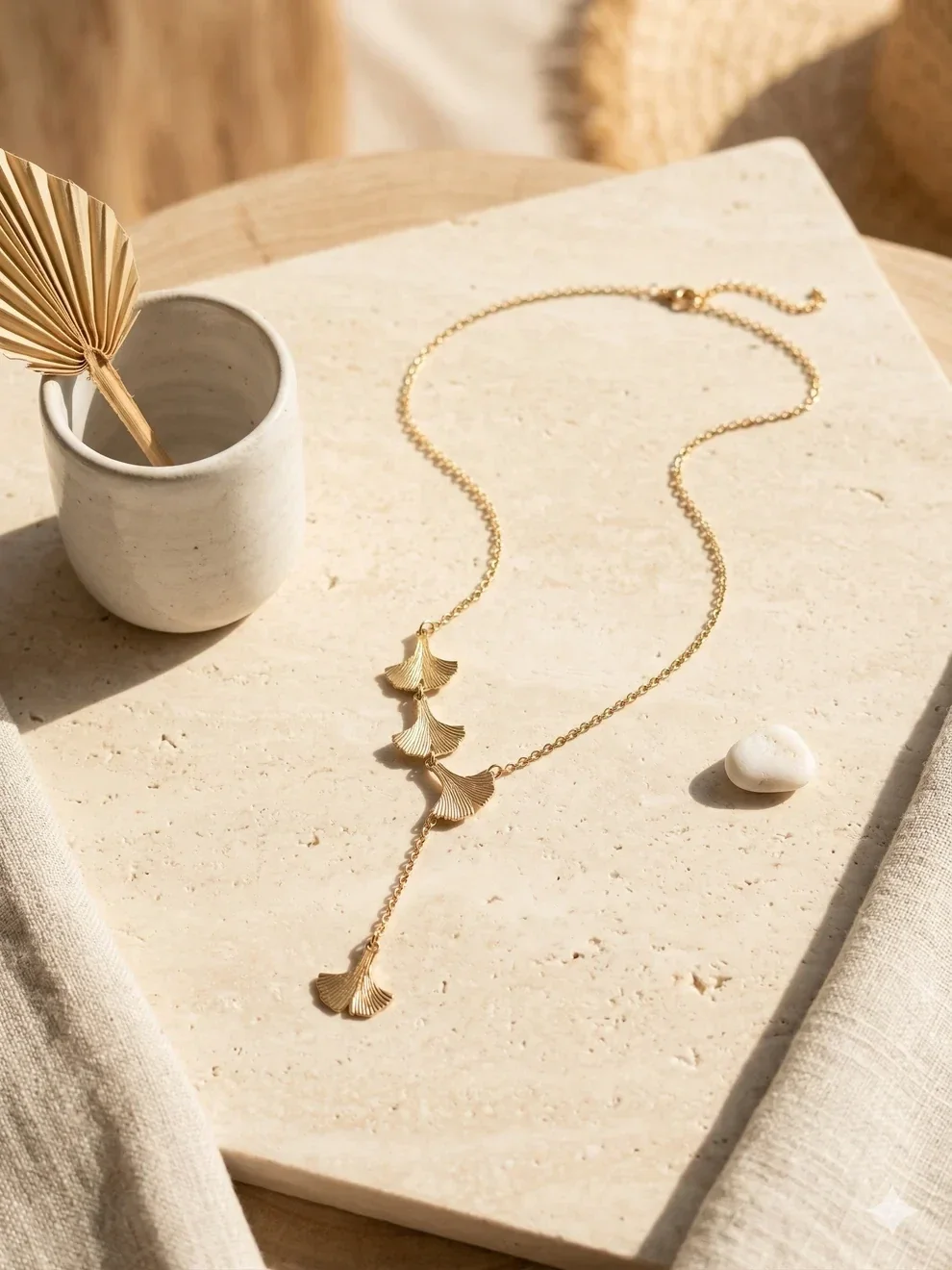 Collier en acier inoxydable jaune - C6