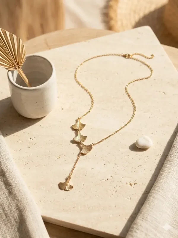 Collier en acier inoxydable jaune - C6