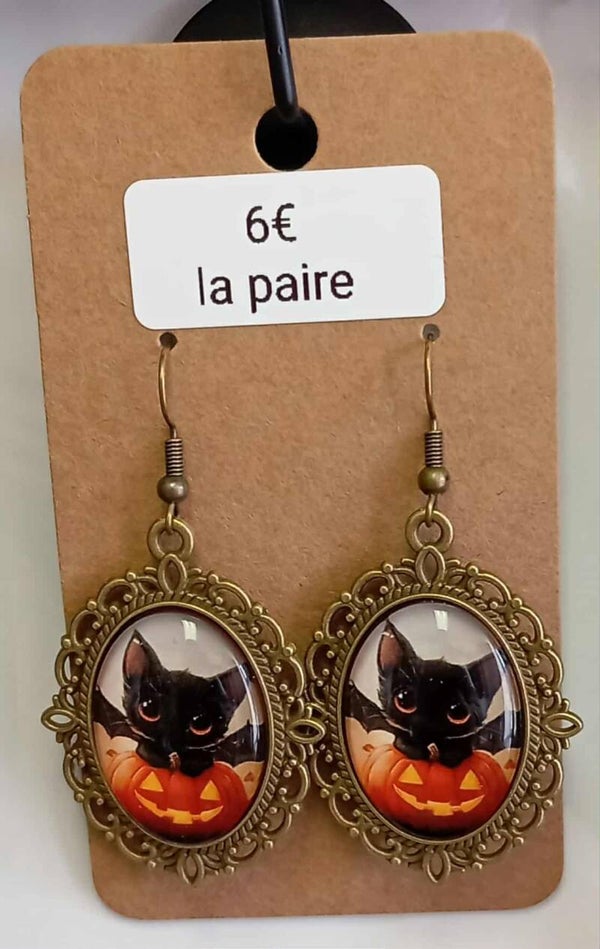 Boucles d'oreilles Halloween #3