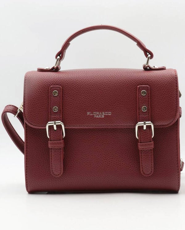 Sac à main cartable - Bordeaux