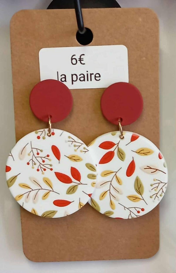 Boucles d'oreilles Automnales #3