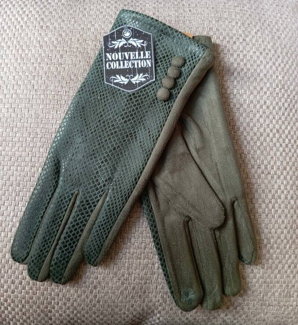 Gants imprimés serpent