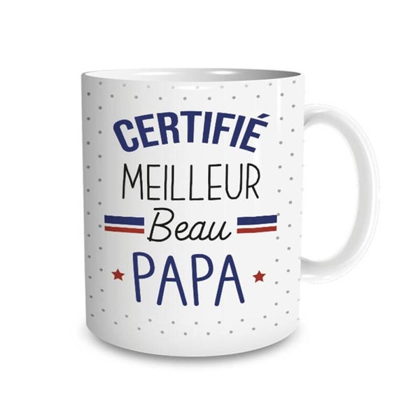 Mug - Certifié meilleur beau Papa #1004