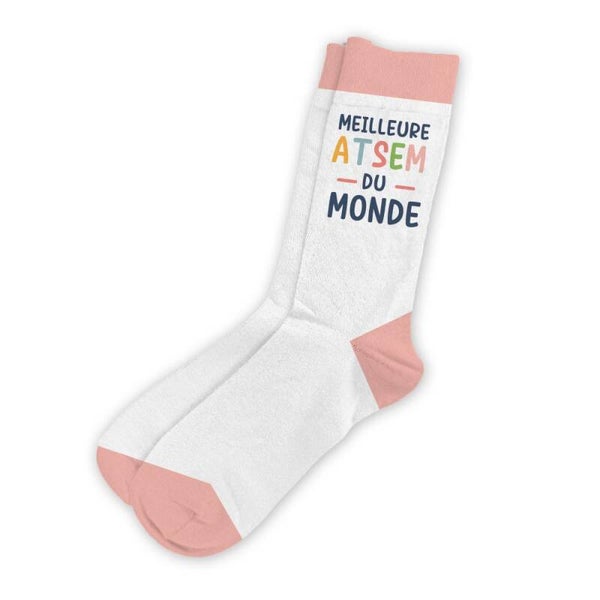 Chaussettes - Meilleure Atsem du monde #1009