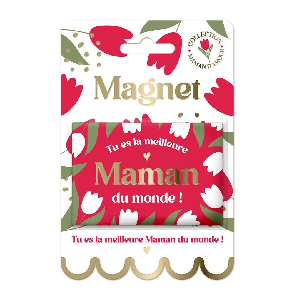 Magnet " Tu es la meilleure maman du monde "