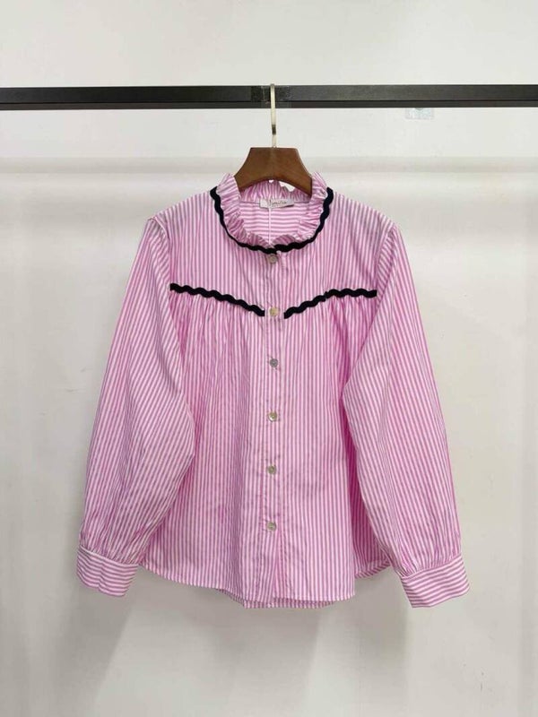 CHEMISE à RAYURES - Rose