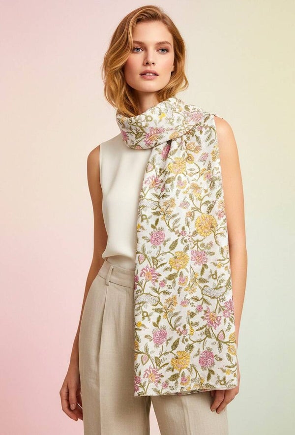 Foulard et/ou Paréo  - Jaune
