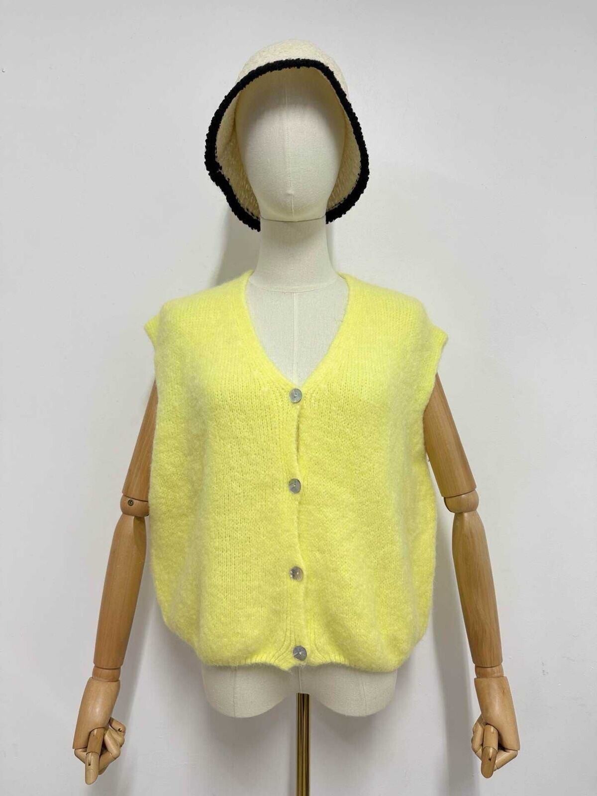 Gilet sans manches- Jaune