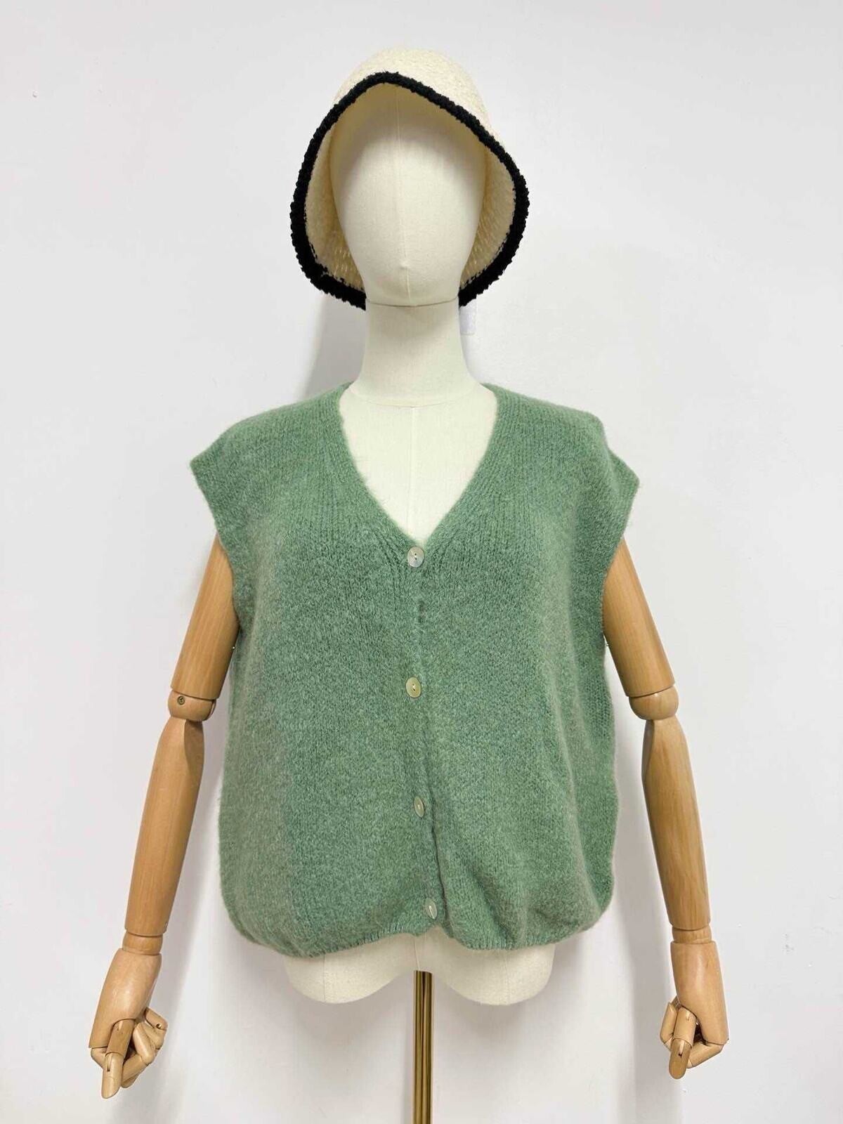 Gilet sans manches- Vert Sauge