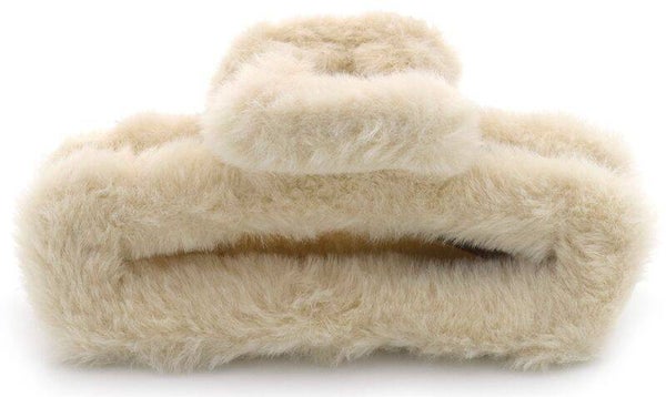 Pince crocro Fluffy - Beige