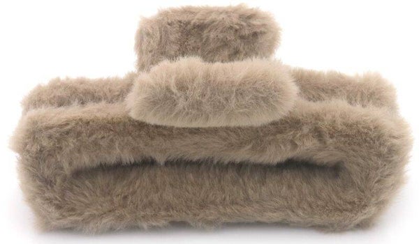 Pince crocro Fluffy - Taupe