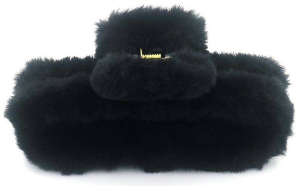 Pince crocro Fluffy - Noire