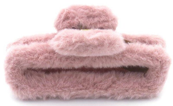 Pince crocro Fluffy - Rose