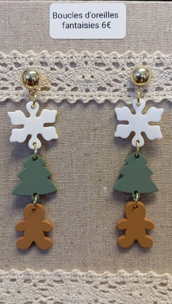 Boucles d'oreilles Noël *26