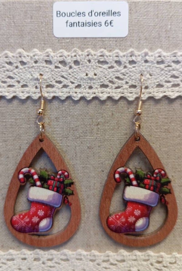 Boucles d'oreilles Noël *23