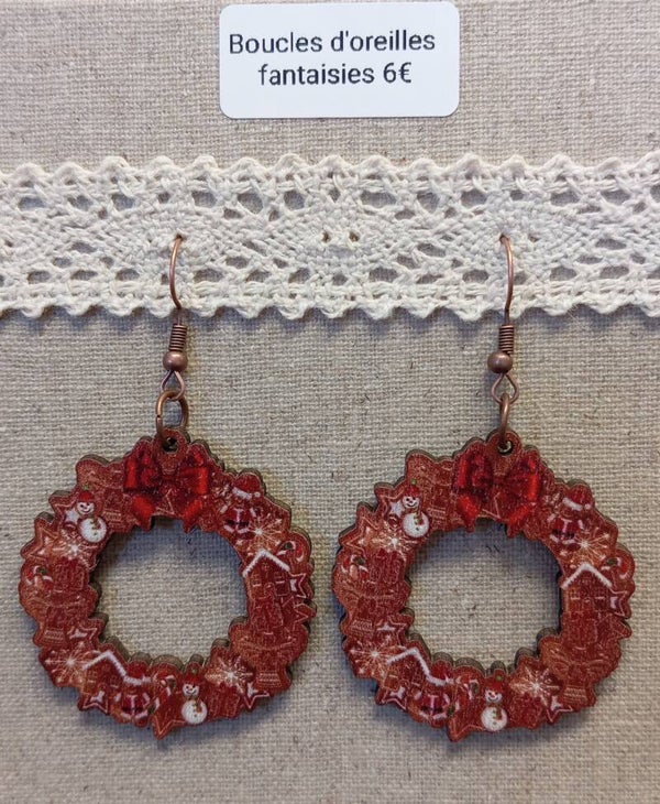 Boucles d'oreilles Noël *16
