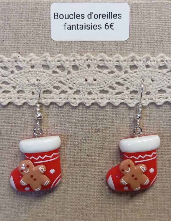 Boucles d'oreilles Noël *2
