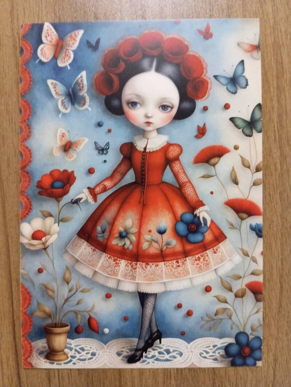 Carte postale poupée *92