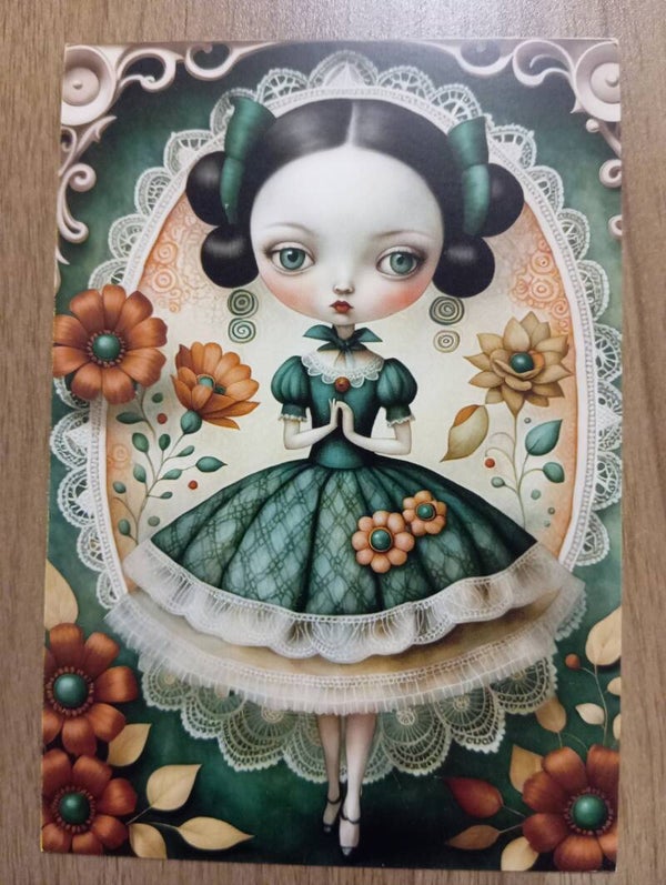 Carte postale poupée *80