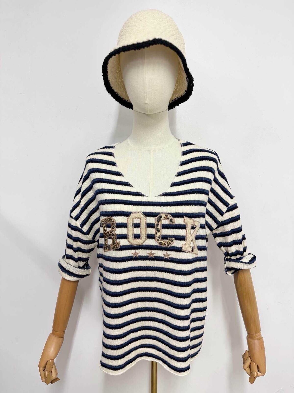 Pull Rock - Bleu marine