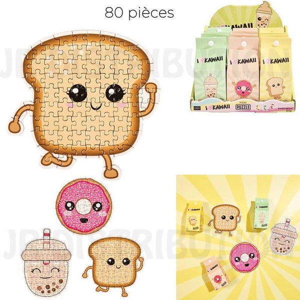 Puzzle 80 pièces - 3 modèles au choix