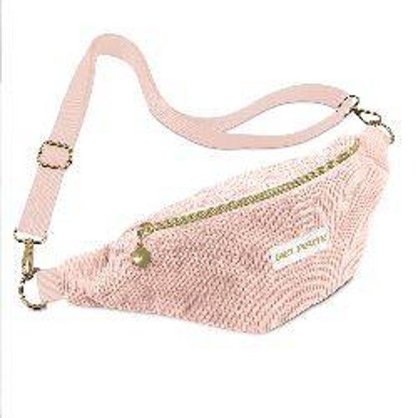 Banane en velours - Collection Césarine - Rose