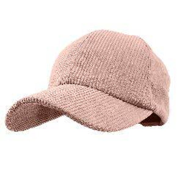Casquette en velours - Collection Césarine - Rose