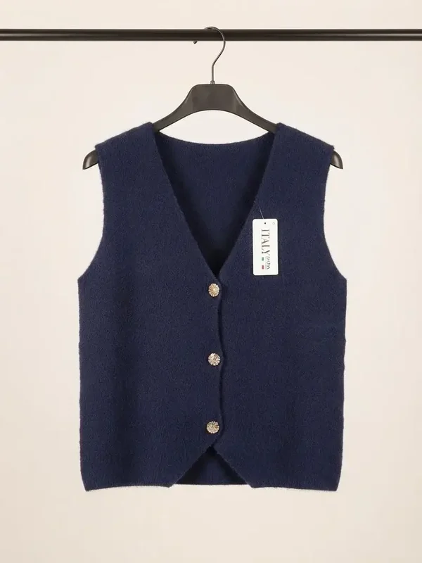 Gilet sans manche - Bleu Marine
