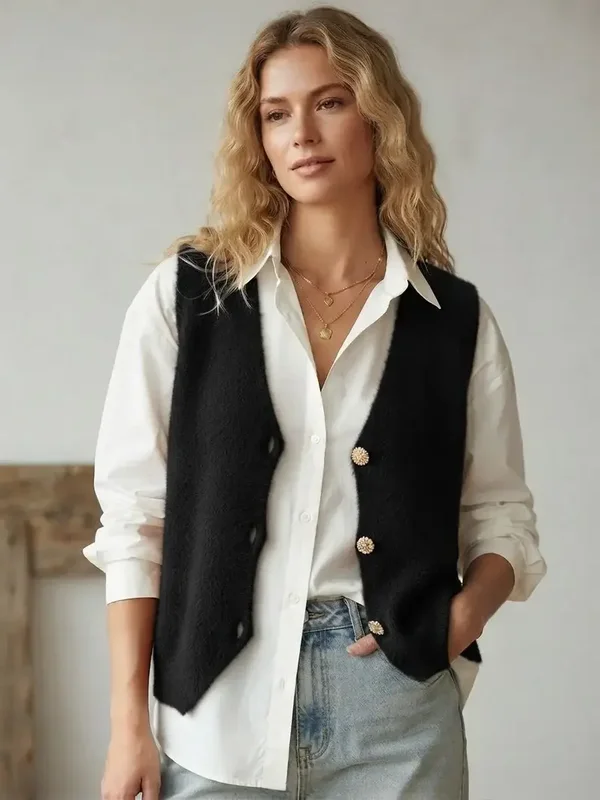 Gilet sans manche - Noir