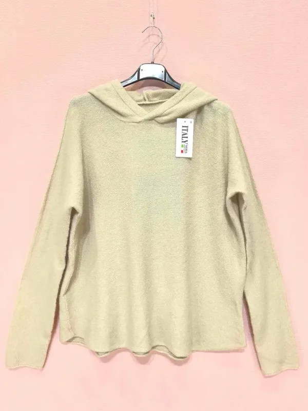 Pull à capuche - Beige