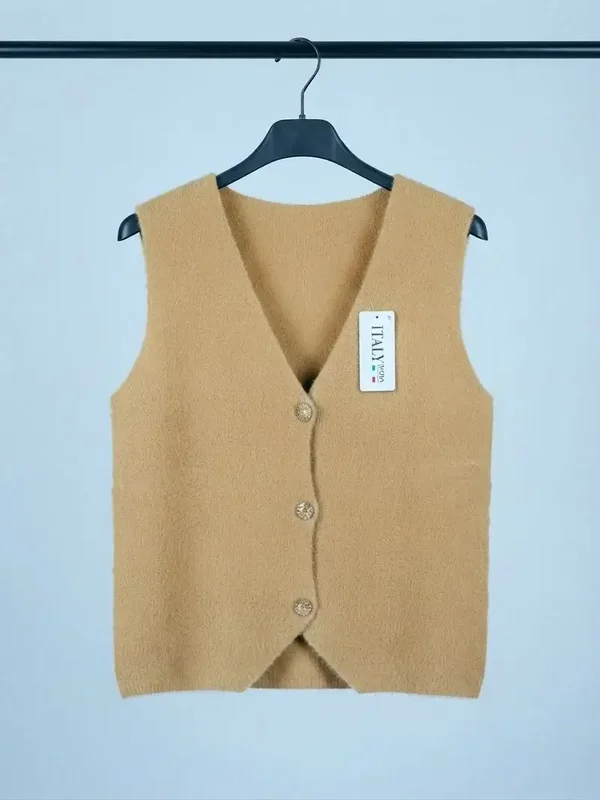 Gilet sans manche - Camel