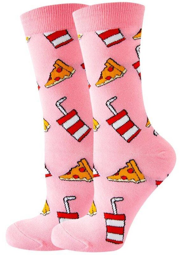 Funny Socks - Pizzas & Sodas