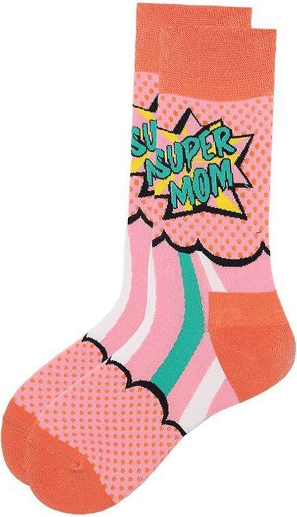 Funny Socks - Super Mom