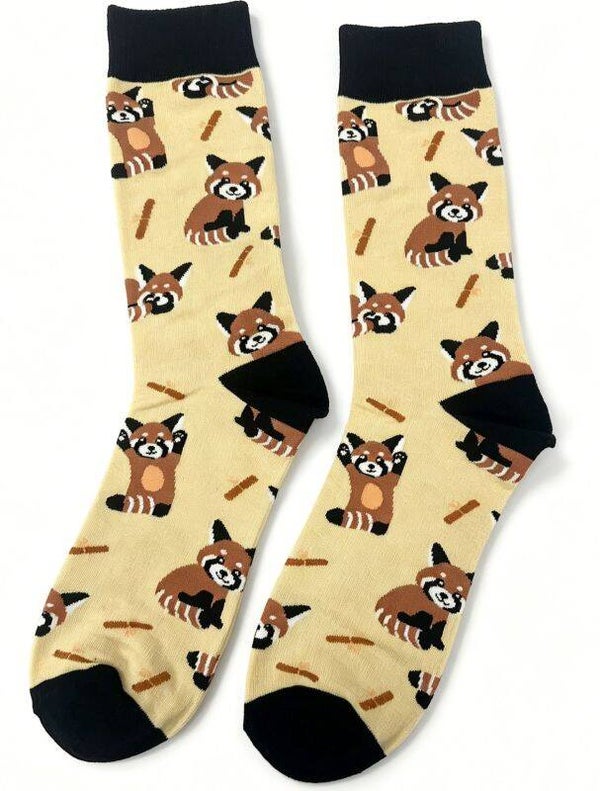 Funny Socks - Pandas roux #2