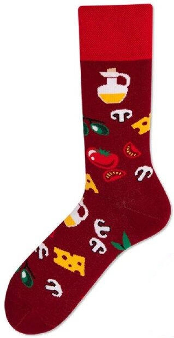 Funny Socks - Ingrédients pizza