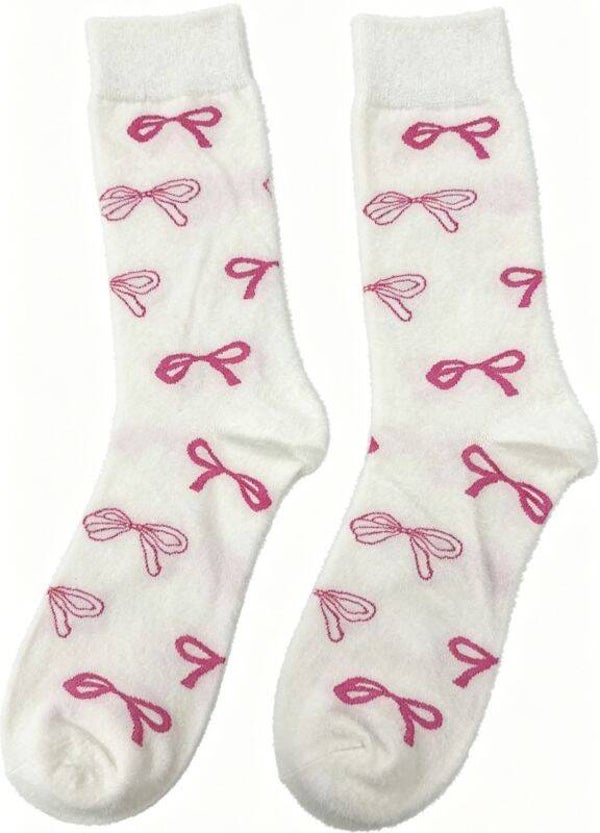 Funny Socks - Noeuds roses
