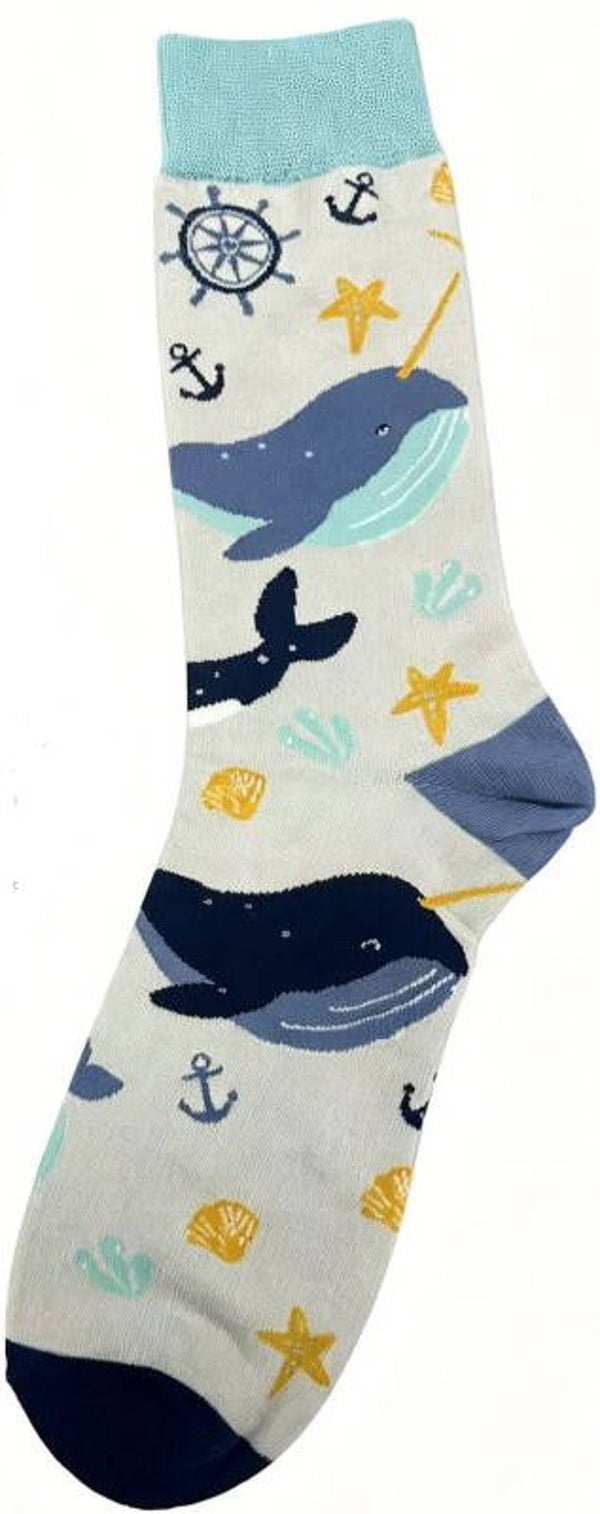 Funny Socks - Baleines #1
