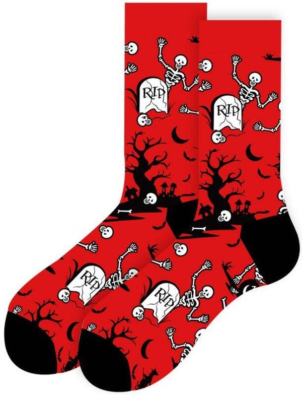 Funny Socks - Graveyard