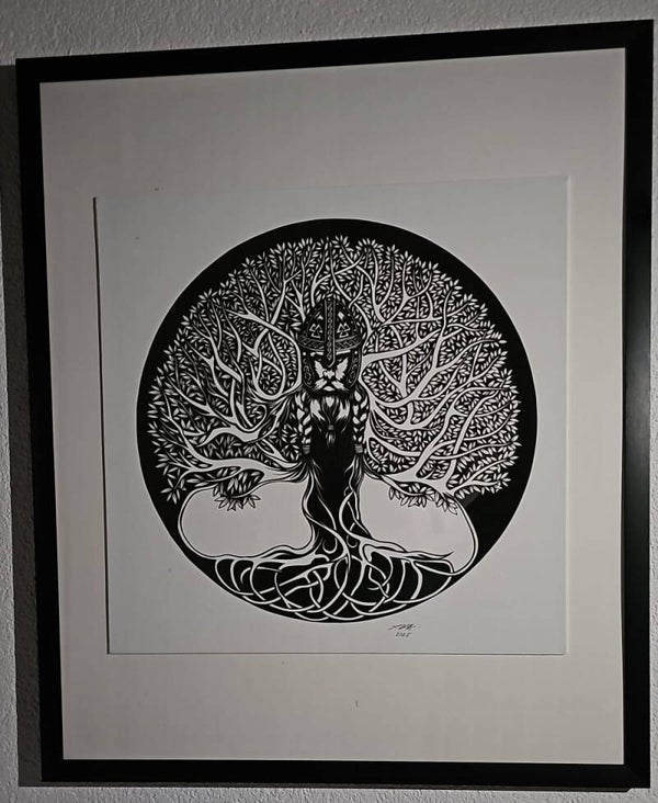 Scherenschnitt "Spirit of Viking"