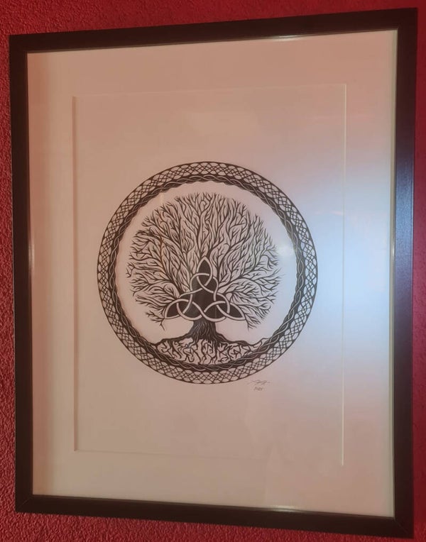 Original Lebensbaum Keltischer Knoten